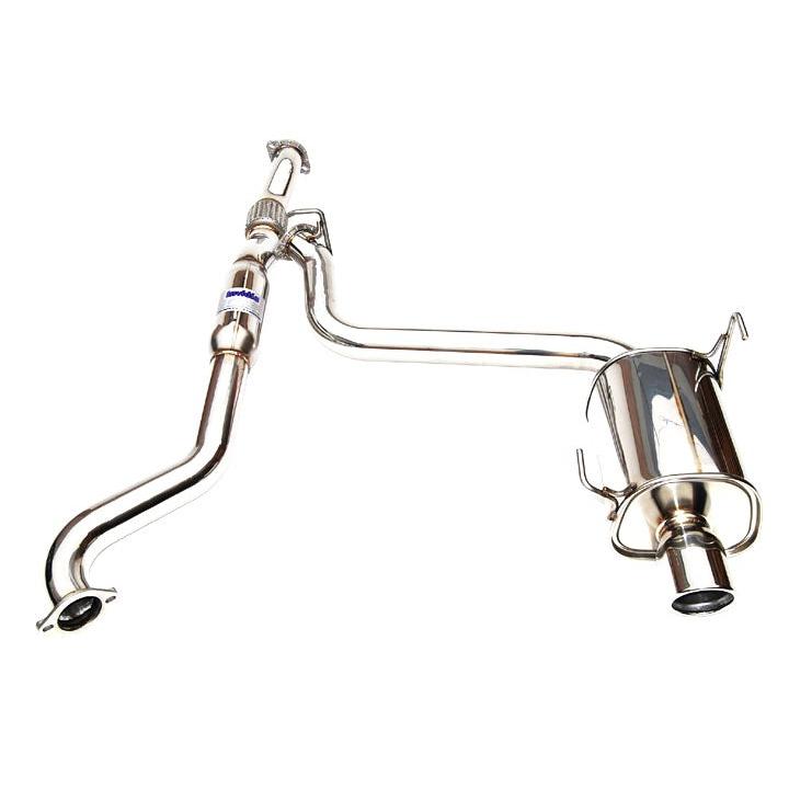 Invidia Q300 Single Rolled S.S.Tip Cat-back Exhaust - 08-14 Subaru WRX Sedan