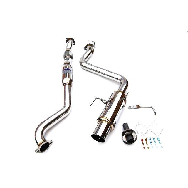 Invidia Single N1 S.S.Tip Cat-back Exhaust - 08-14 Subaru WRX Sedan