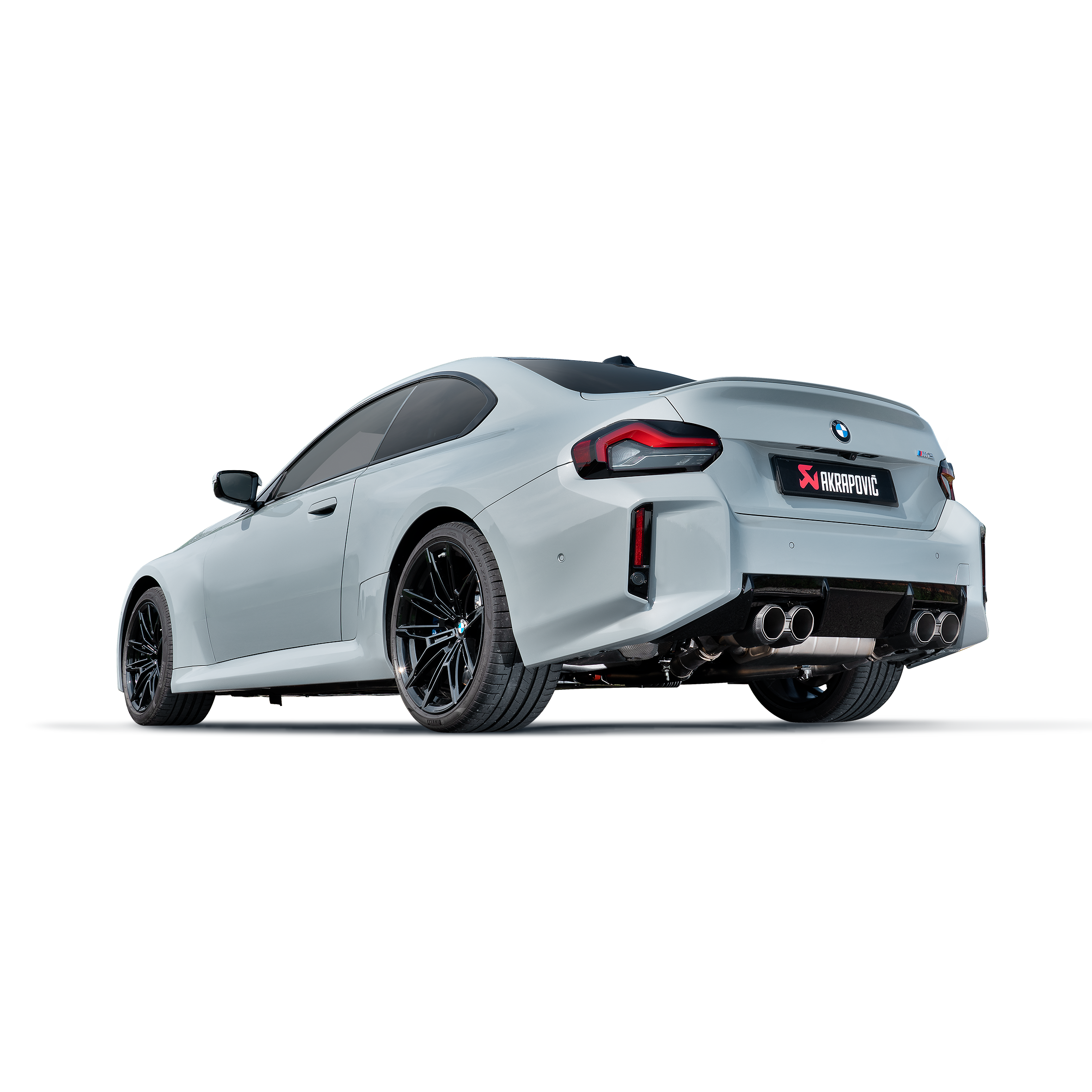 Akrapovič Slip-On Line Exhaust (Titanium) w/o Tips - 2023+ BMW M2 (G87) - T1 Motorsports