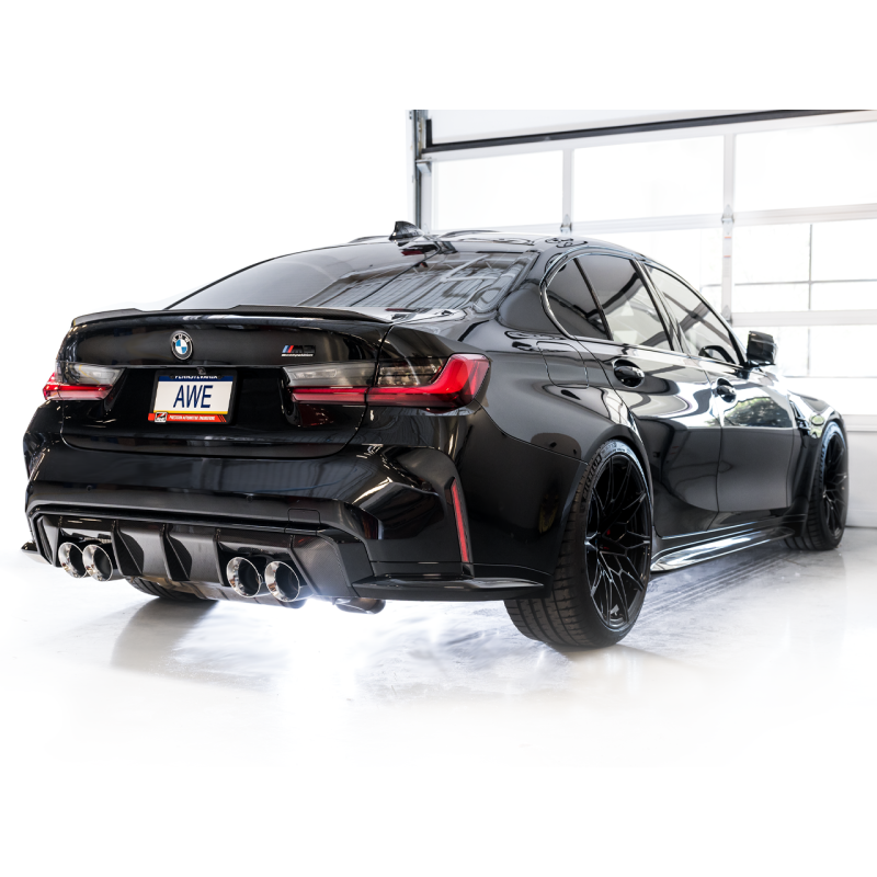 AWE Tuning SwitchPath Catback Exhaust w/ Chrome Silver Tips - 2021+ BMW G8X M3/M4