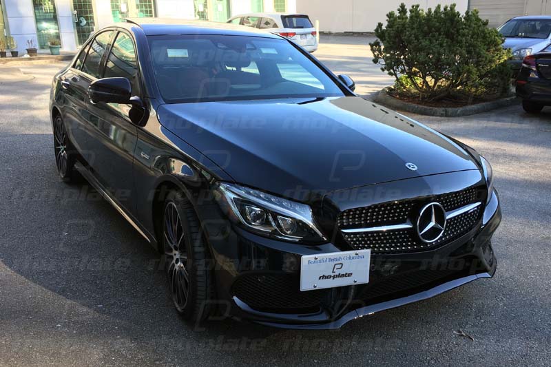 Rho-Plate V2 License Plate Relocator - Mercedes-Benz C-Class / C43 AMG Sedan & Coupe (W205) - 2015-2018