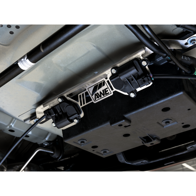 AWE Valve Motor Bracket (for Models with Active Valve Performance Exhaust) - 2018+ Ford Mustang GT