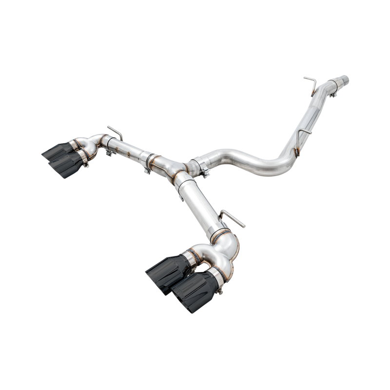 AWE Tuning Track Edition Exhaust w/Diamond Black Tips (102mm) - 15-17 Volkswagen Golf R MK7