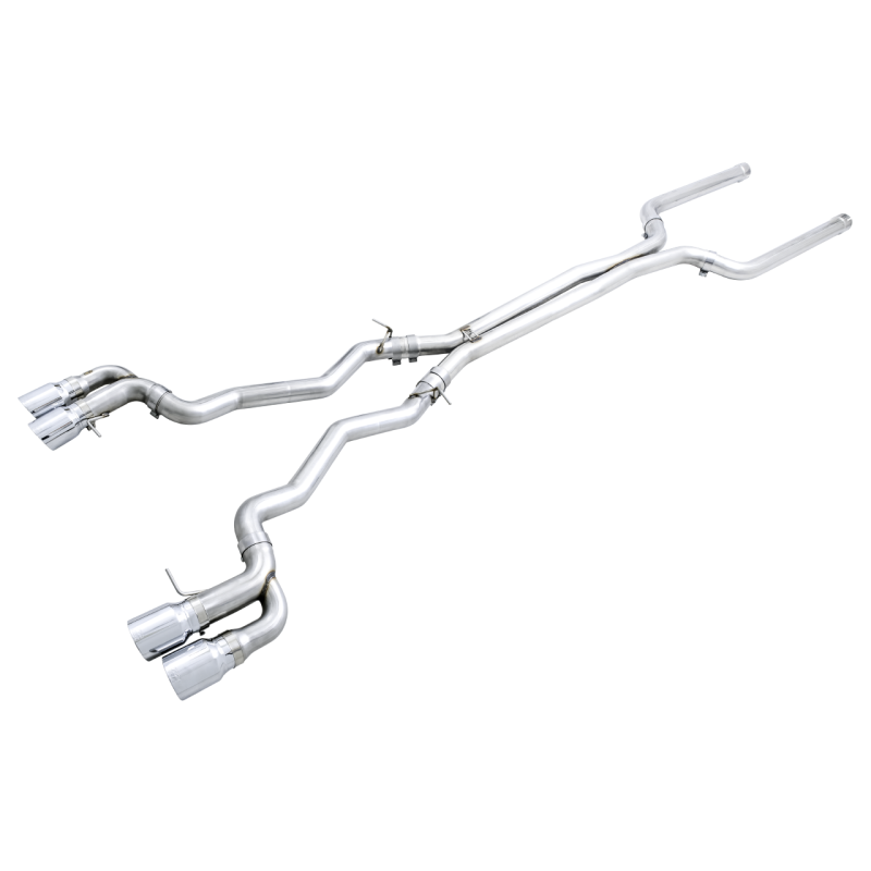 AWE Tuning Track Edition Cat-back Exhaust w/Chrome Silver Tips - 18-19 BMW M5 (F90) 4.4T AWD