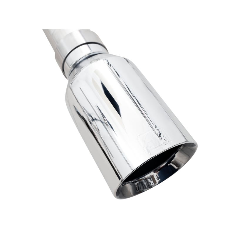 AWE Tuning 0FG Dual Split Rear Exhaust w/ 5in Chrome Silver Tips - 21+ Ford F150