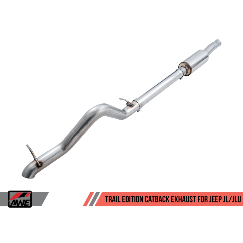 AWE Tuning 2018+ Jeep Wrangler JL/JLU 2.0T Trail Edition Cat-Back Exhaust