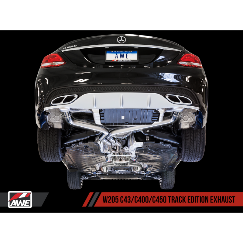 AWE Tuning Mercedes-Benz W205 C450 AMG / C400 Track Edition Exhaust