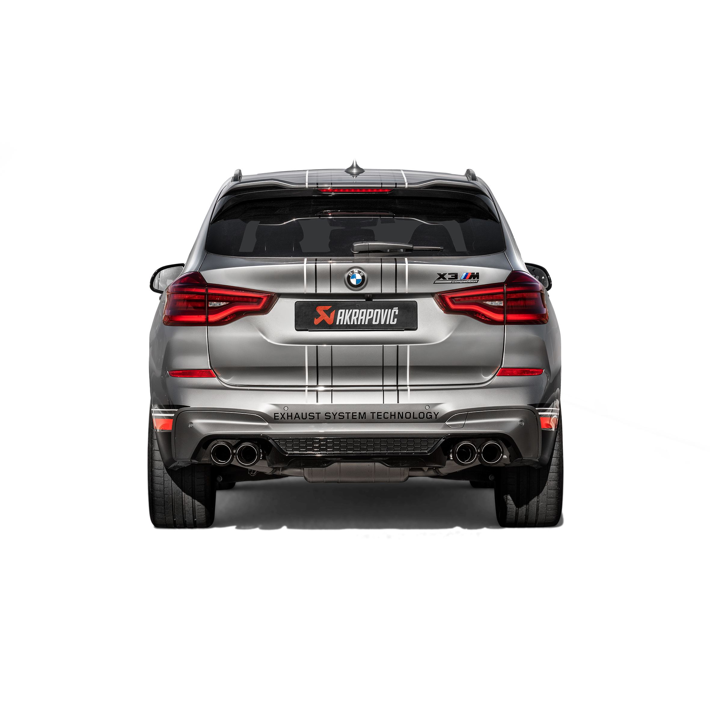 Akrapovič Slip-On Line Exhaust (Titanium) w/Carbon Tips - 2020-2024 BMW X3M/X4M (F97) - T1 Motorsports