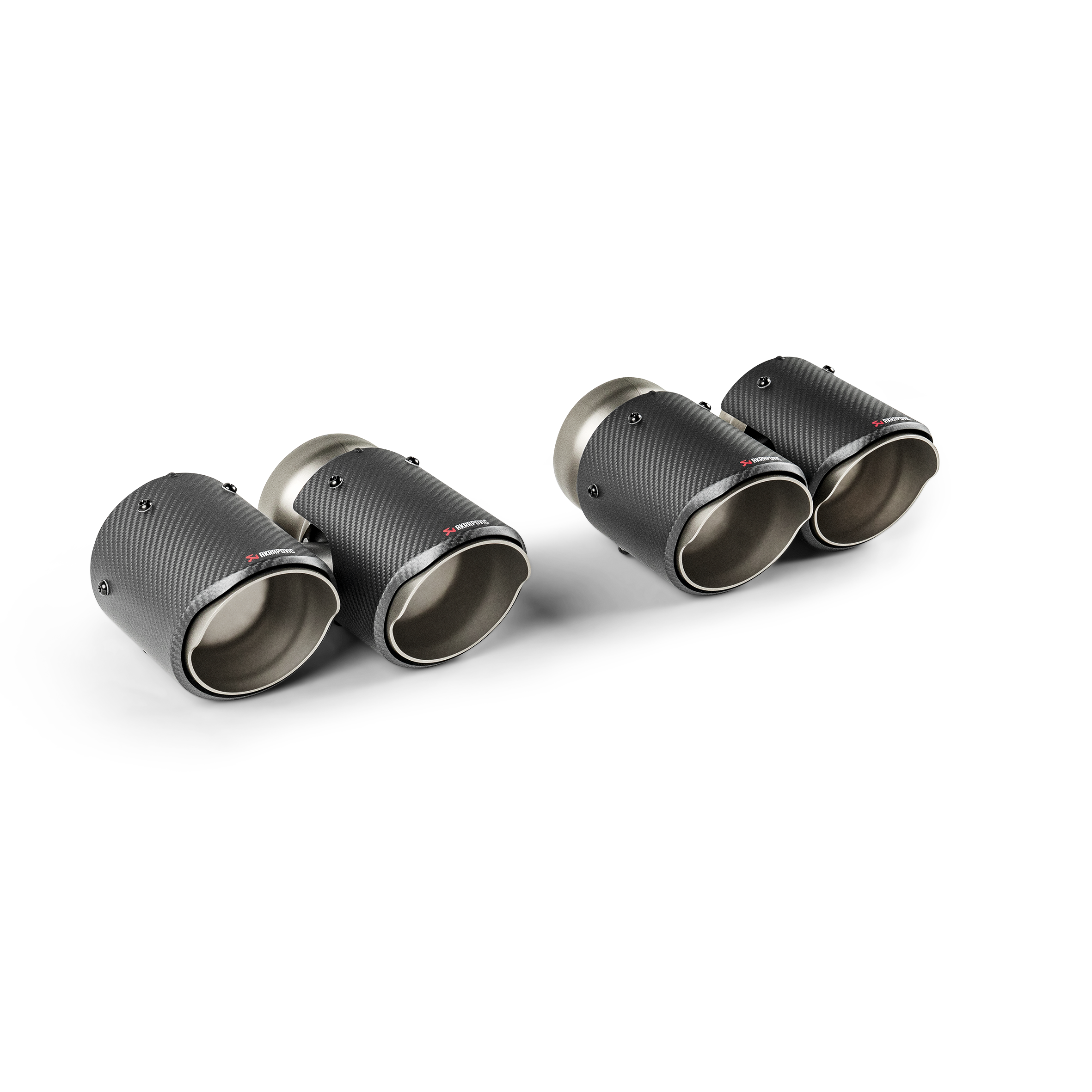 Akrapovič Round Carbon Fiber Tail Pipe Set - 2025+ BMW M5 (G90/G99)