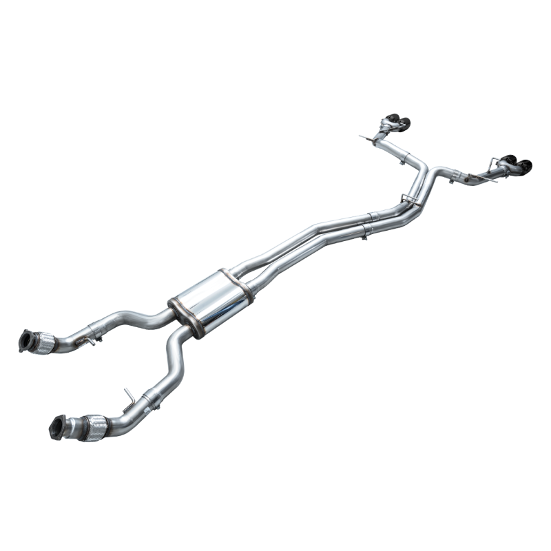AWE Tuning Track Edition Exhaust w/Diamond Black Tips - 19-23 Audi C8 S6/S7 2.9T V6 AWD