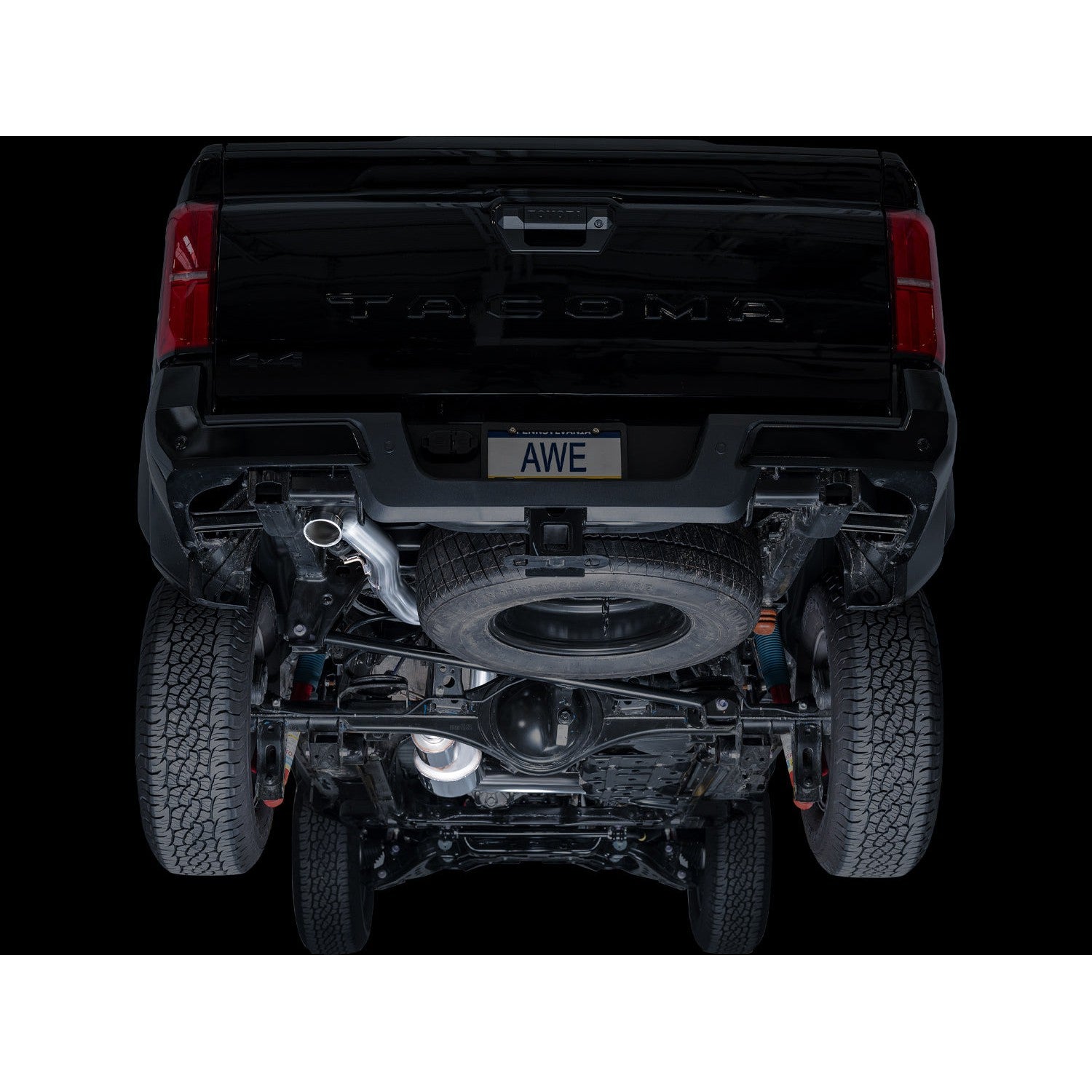 AWE Tuning 0FG Exhaust for 2024+ 4th Gen Toyota Tacoma - BashGuard Only