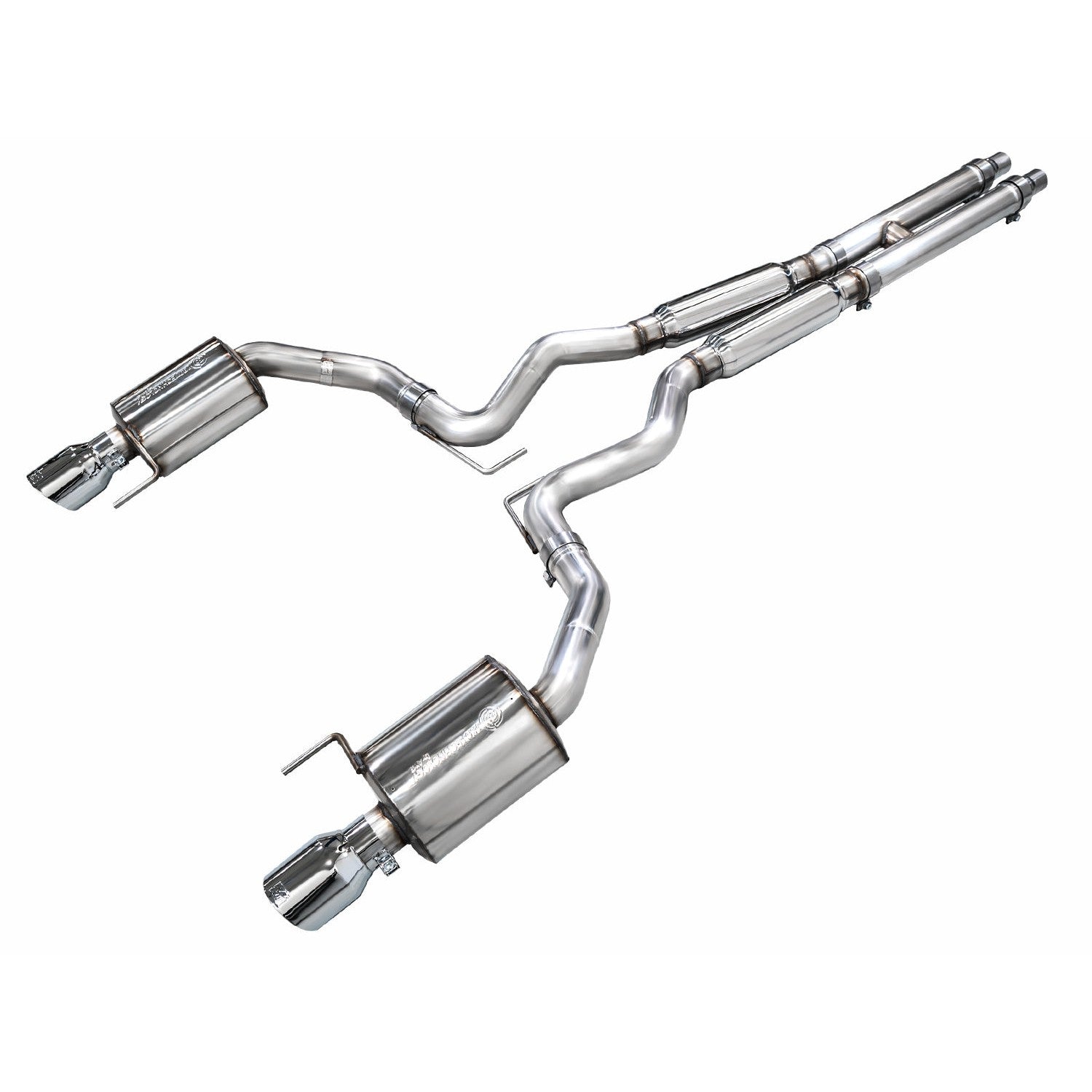 AWE Tuning Touring Catback Exhaust w/ Dual Chrome Silver Tips - 2024 Ford Mustang GT Fastback S650 RWD