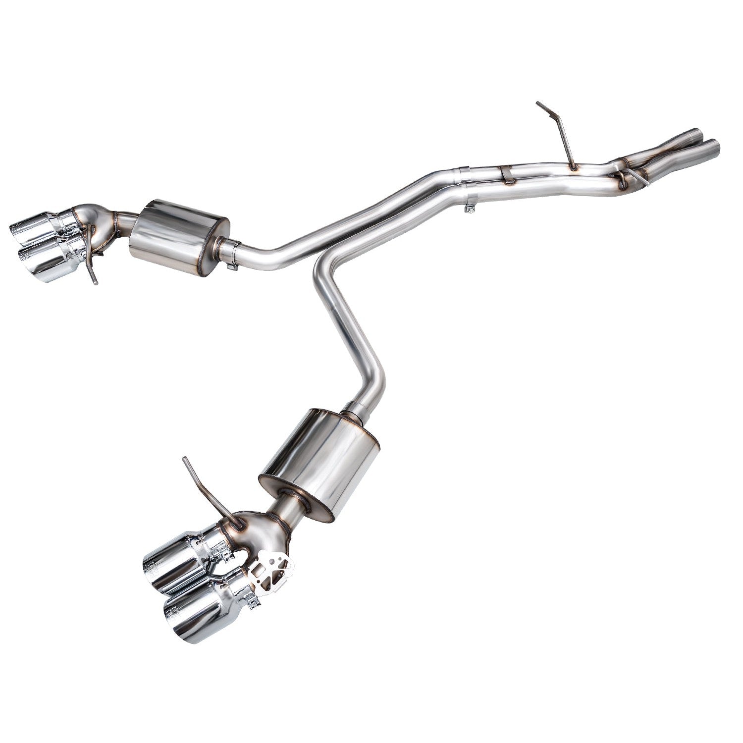 AWE Tuning Touring Edition Catback Exhaust w/ Chrome Silver Tips - 2022+ Porsche Macan S