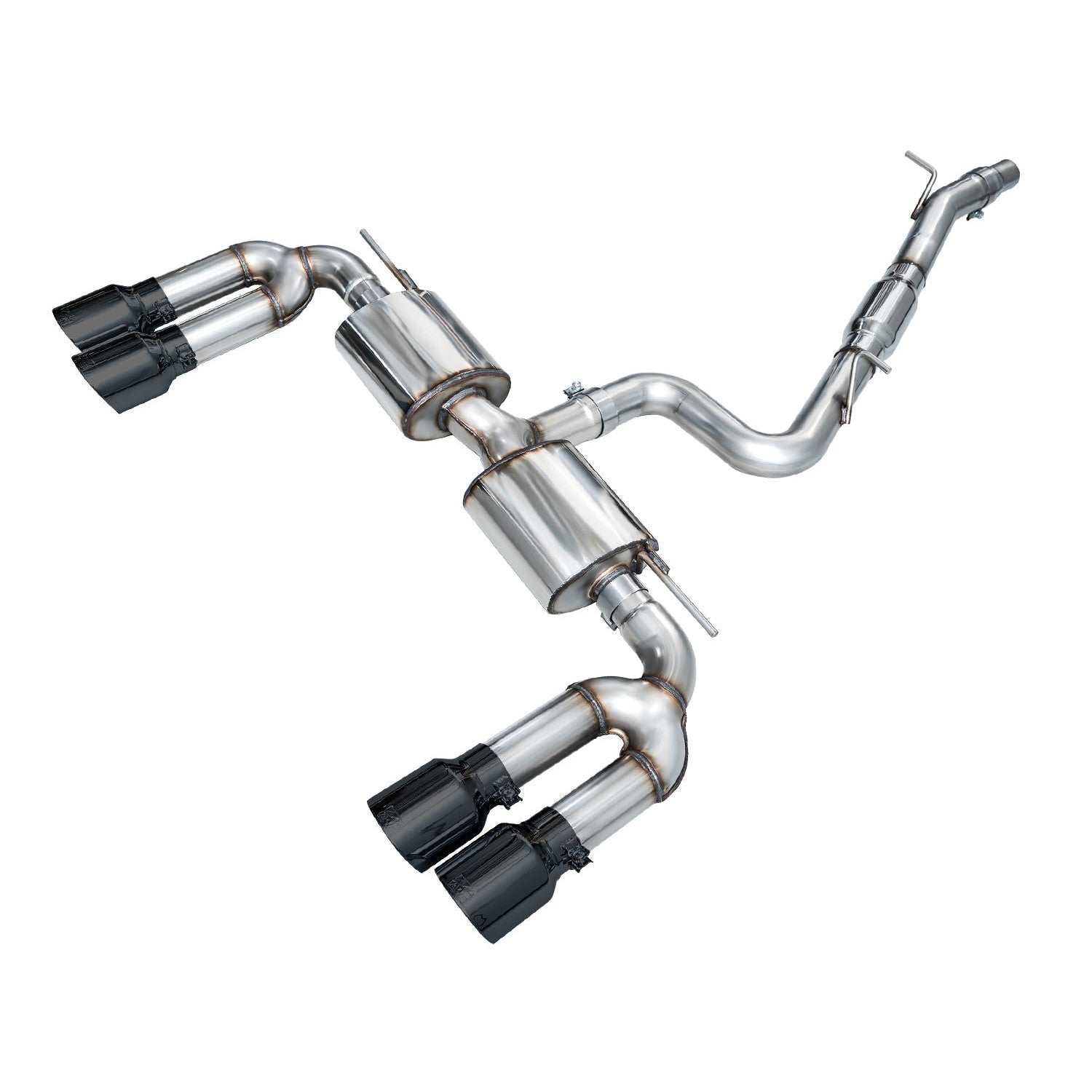 AWE Tuning Touring Edition Exhaust for 2022-2024 Audi 8Y S3 - Diamond Black Tips