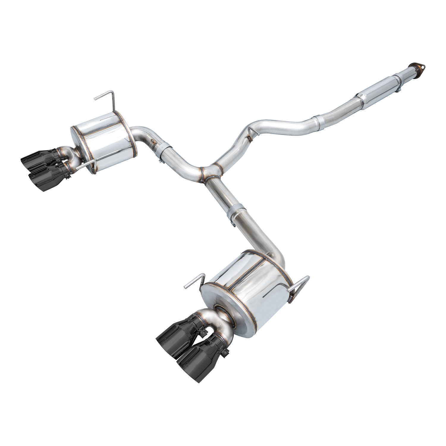 AWE Tuning Touring Edition Exhaust for 2022+ VB Subaru WRX - Diamond Black Tips