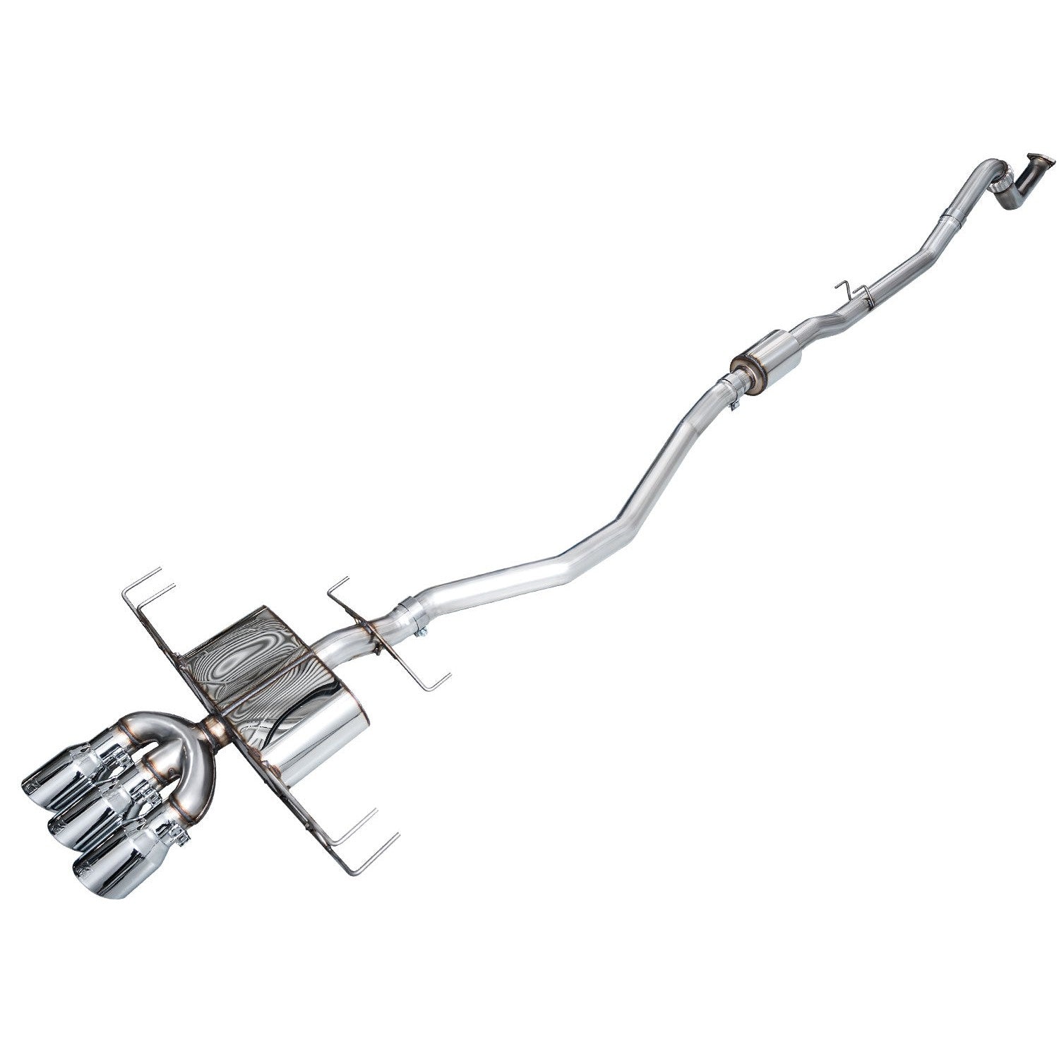 AWE Tuning Touring Edition Exhaust w/ Triple Chrome Silver Tips - 2024 Acura Integra Type S DE5