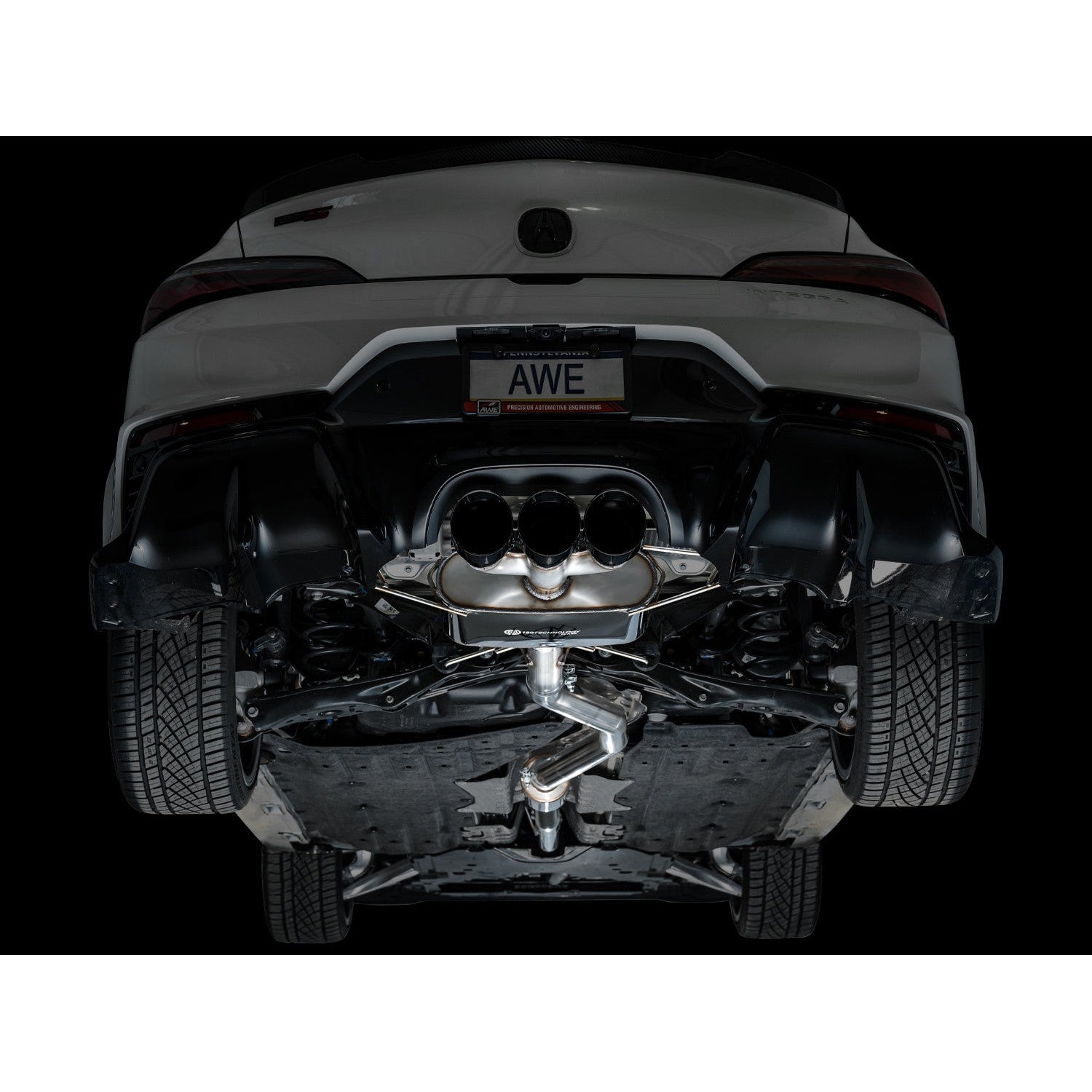AWE Tuning Touring Edition Exhaust w/ Triple Diamond Black Tips - 2024 Acura Integra Type S DE5