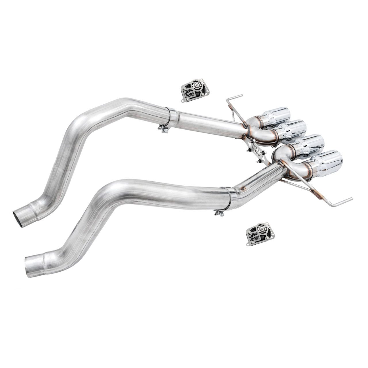 AWE Tuning Track Edition Axle-Back Exhaust w/Chrome Tips - 2014-2019 Chevy Corvette C7 Z06/ZR1 (w/o AFM)
