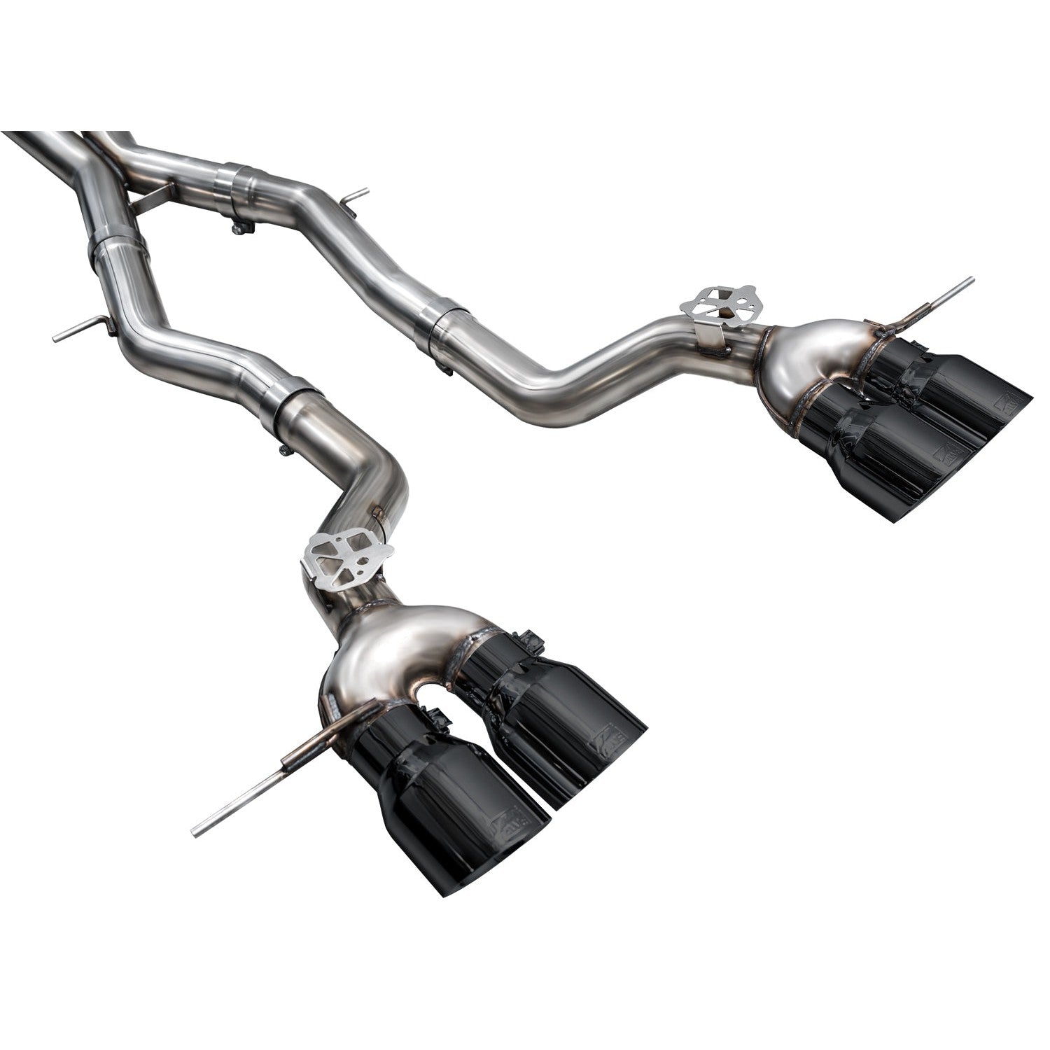 AWE Tuning Track Edition Exhaust - 2023-2024 BMW G87 M2 - Diamond Black Tips