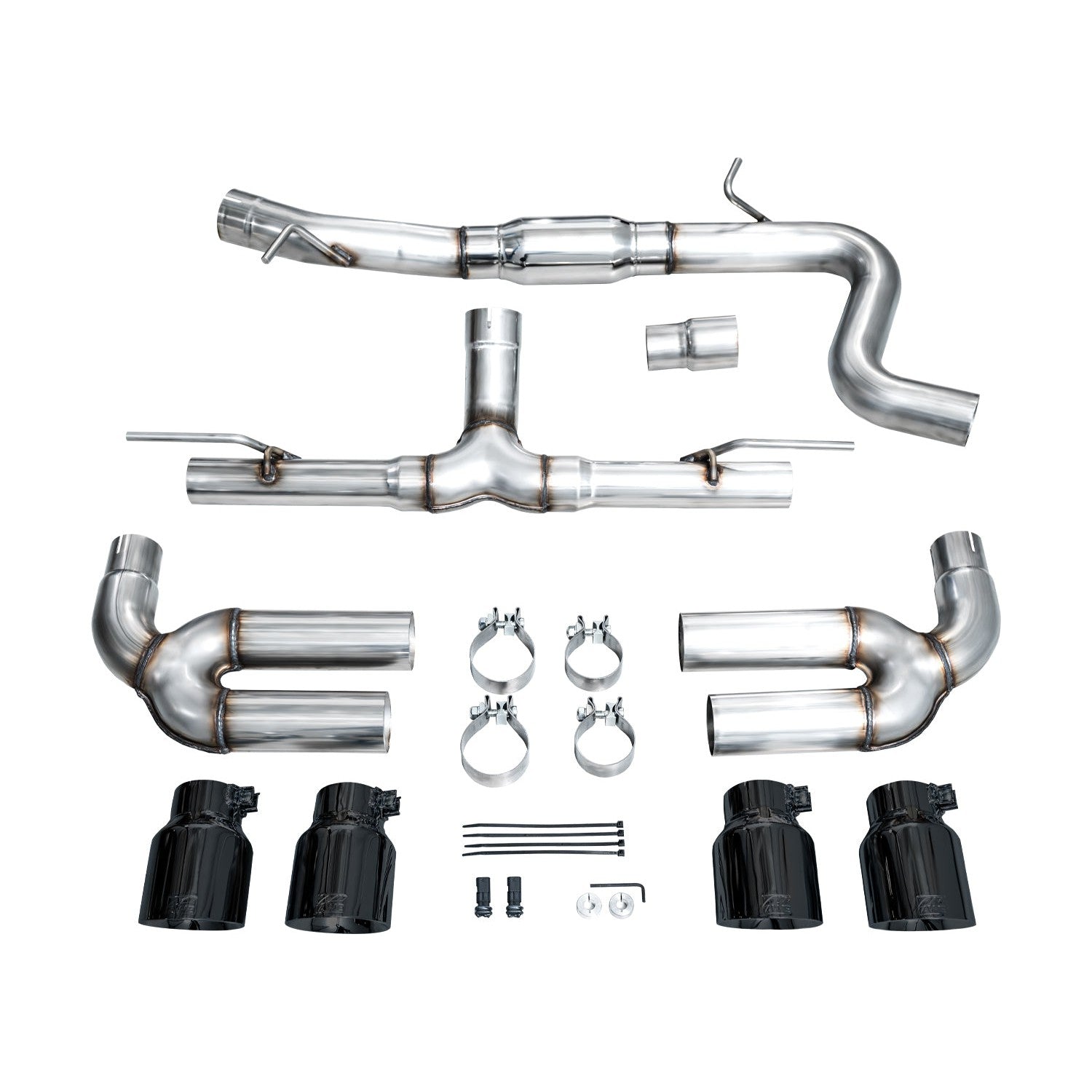 AWE Tuning Track Edition Exhaust for 2022-2024 Audi 8Y S3 - Diamond Black Tips