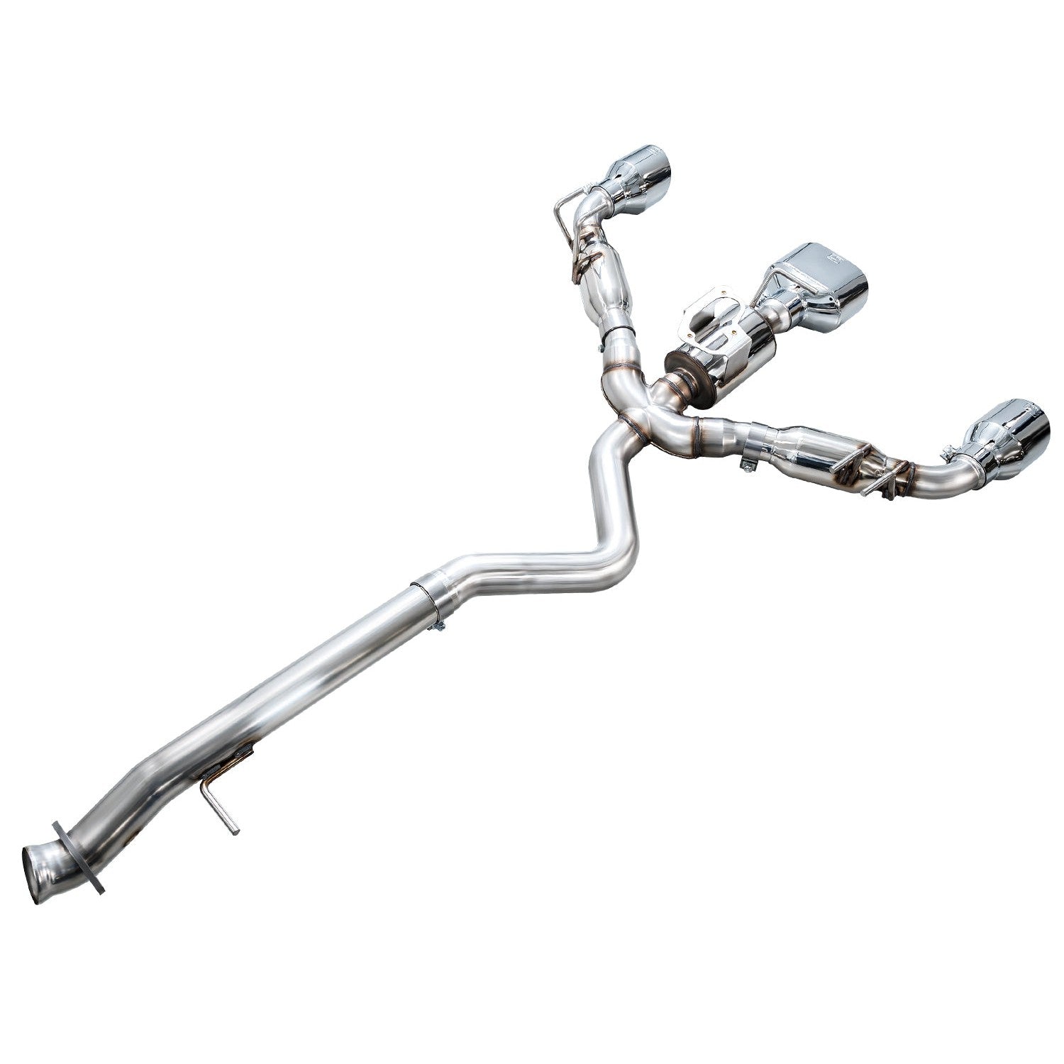 AWE Tuning Track Edition Catback Exhaust for 2023-2024 Toyota GR Corolla - Chrome Silver Tips
