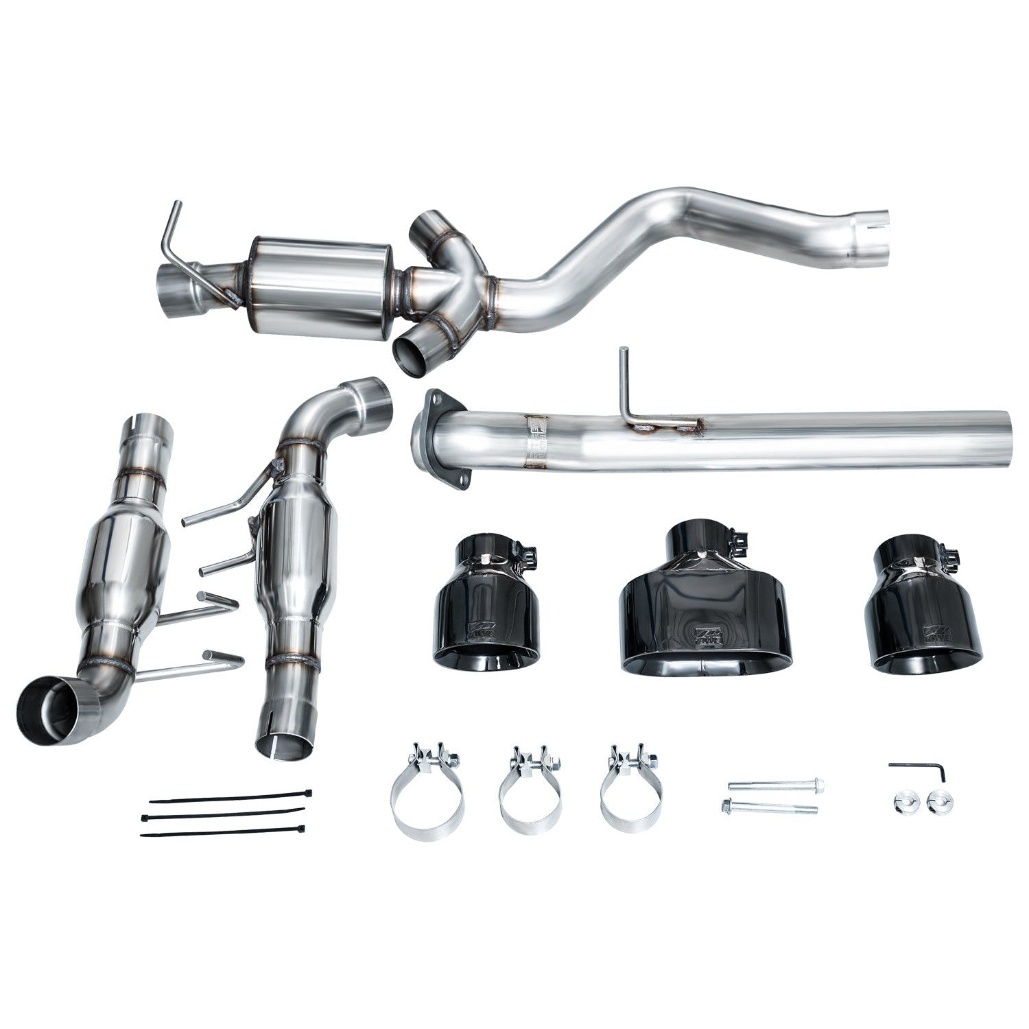 AWE Tuning Track Edition Exhaust for 2023+ Toyota GR Corolla - Diamond Black Tips
