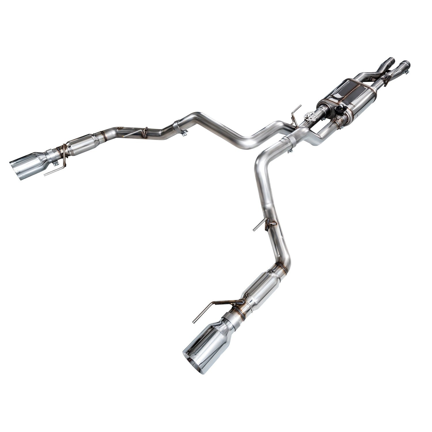 AWE Tuning SwitchPath Exhaust for Ford Gen 3 Raptor - Chrome Silver Tips