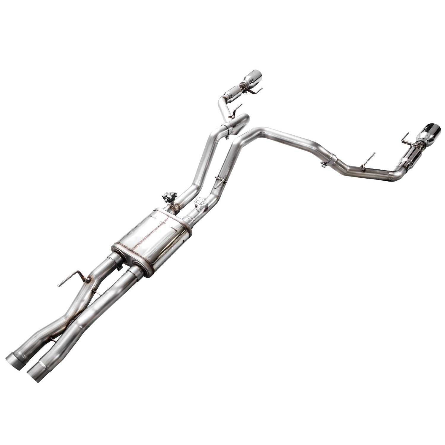 AWE Tuning SwitchPath Exhaust for Ford Gen 3 Raptor - Chrome Silver Tips