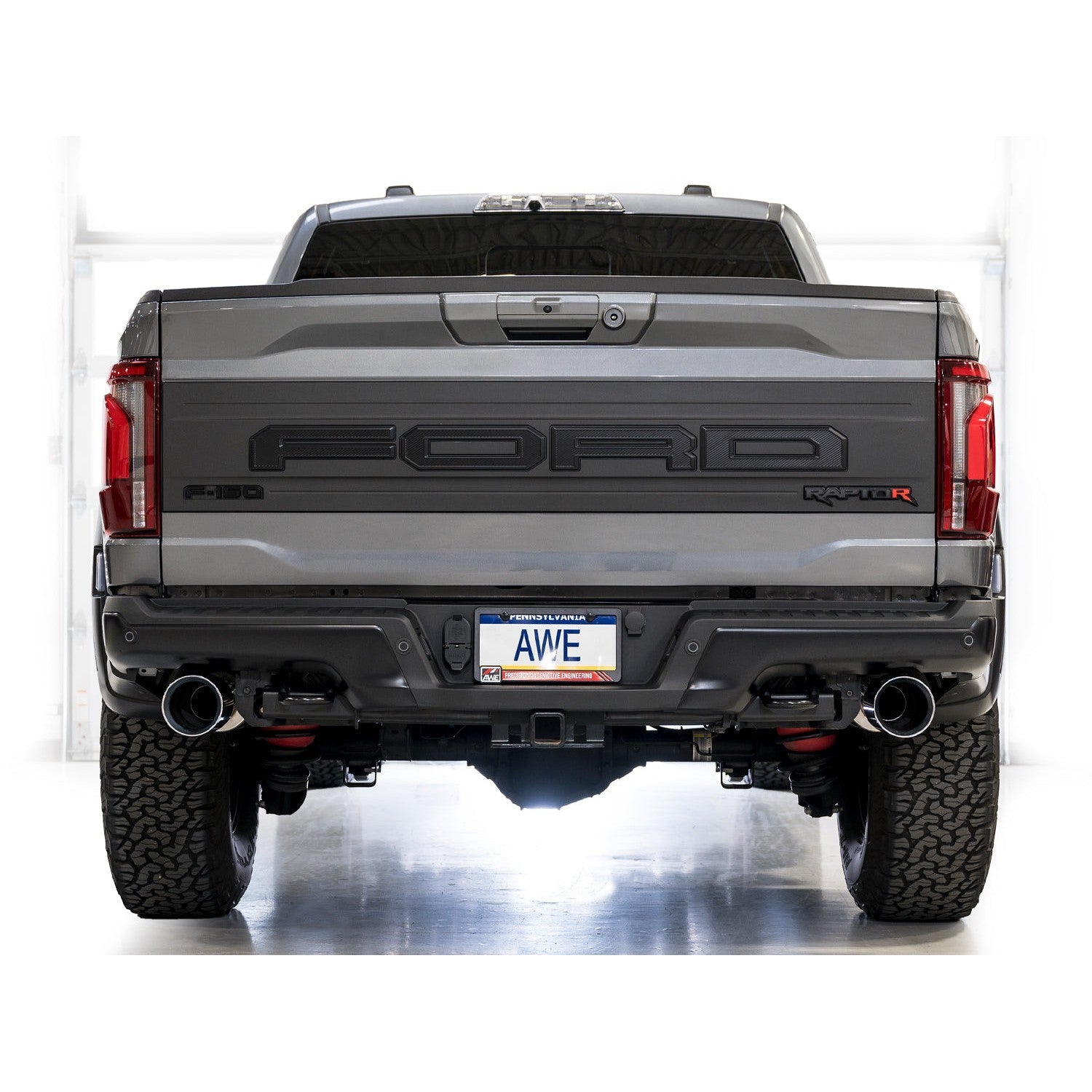 AWE Tuning SwitchPath Exhaust for Ford Gen 3 Raptor R - Diamond Black Tips