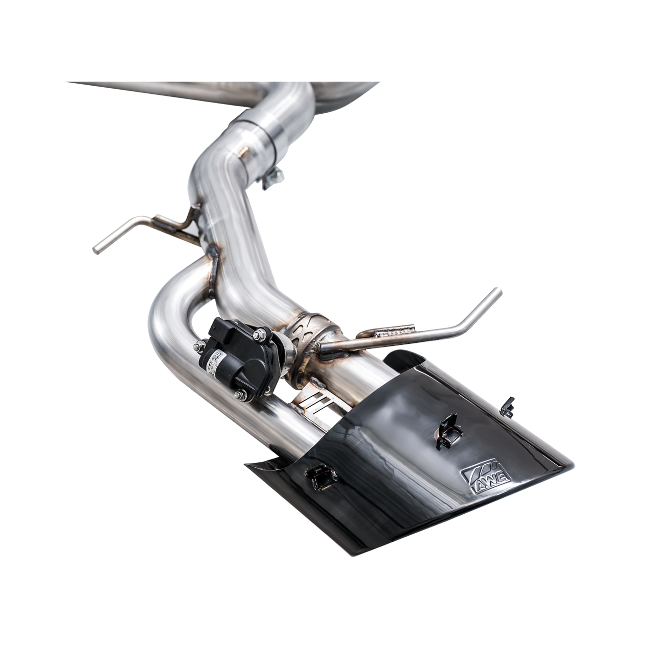 AWE Tuning SwitchPath Cat-back Exhaust for 2021-2023 Audi C8 RS6/RS7 - Diamond Black Tips