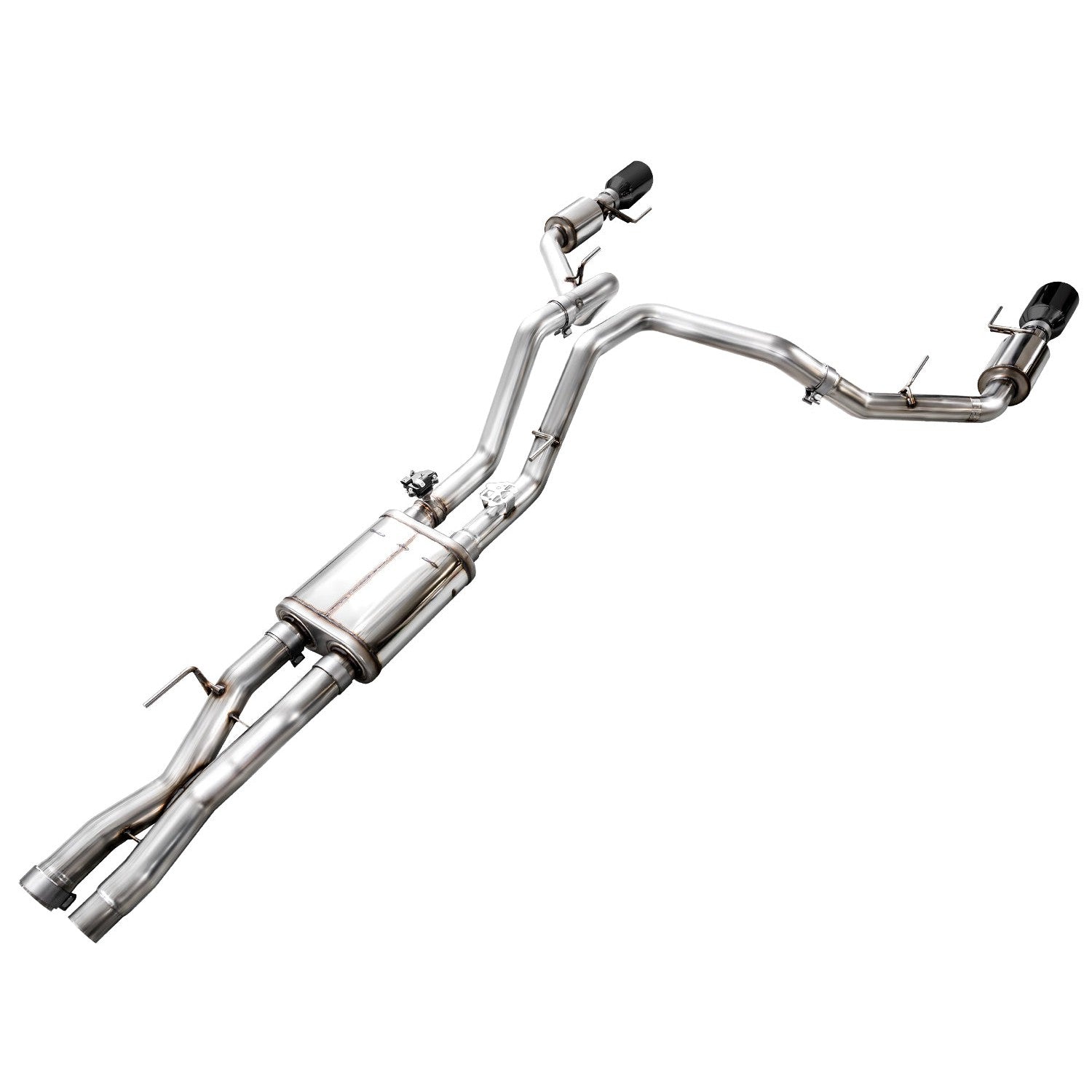 AWE Tuning SwitchPath Exhaust for Ford Gen 3 Raptor R - Diamond Black Tips