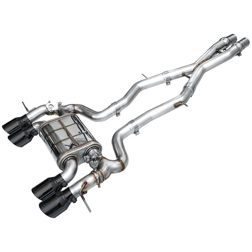 AWE Tuning SwitchPath Edition Exhaust w/ Diamond Black Tips - 2023-2024 BMW G87 M2