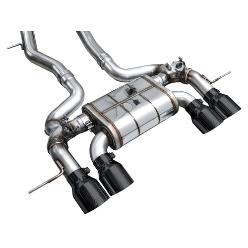 AWE Tuning SwitchPath Edition Exhaust w/ Diamond Black Tips - 2023-2024 BMW G87 M2
