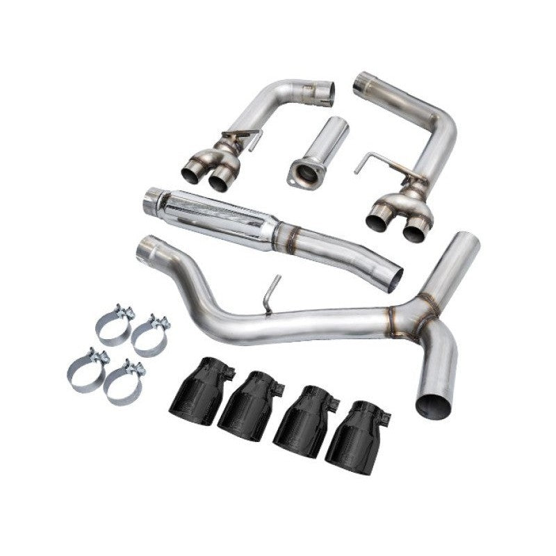 AWE Tuning Track Edition Exhaust for 2022+ VB Subaru WRX - Diamond Black Tips