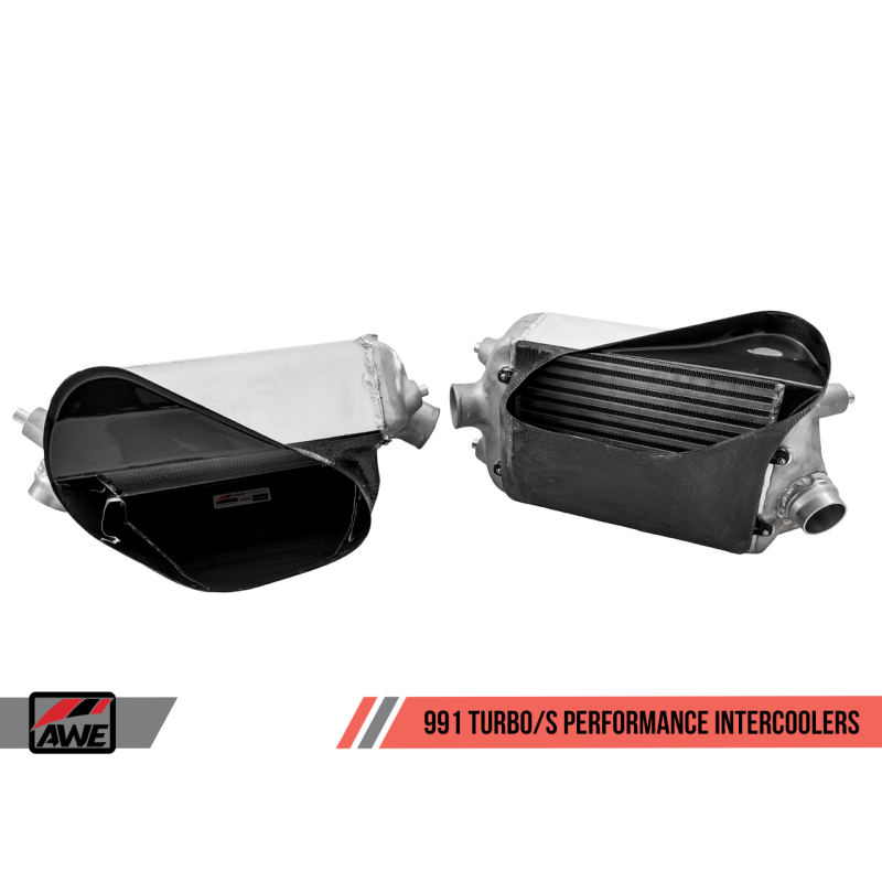 AWE Tuning Porsche 991 (991.2) Turbo/Turbo S Performance Intercooler Kit