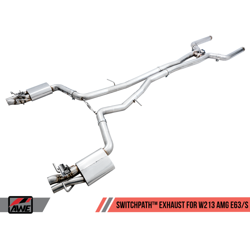 AWE Tuning Mercedes-Benz W213 AMG E63/S Sedan/Wagon SwitchPath Exhaust System - for DPE Cars
