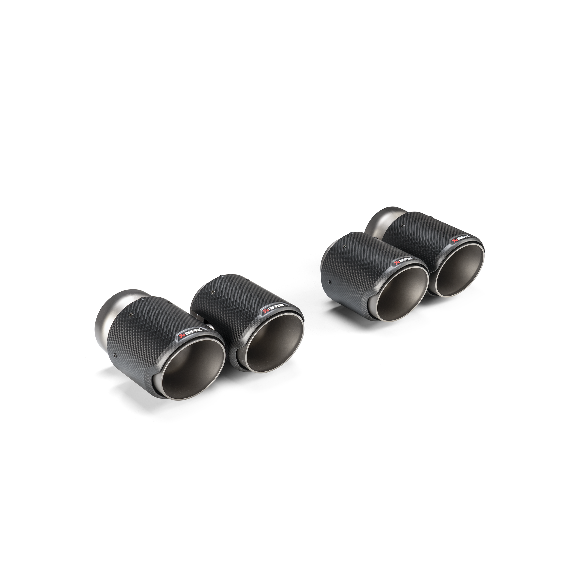 Akrapovič Classic Carbon Design Tail Pipe Set - 2021+ BMW G8X M2/M3/M4