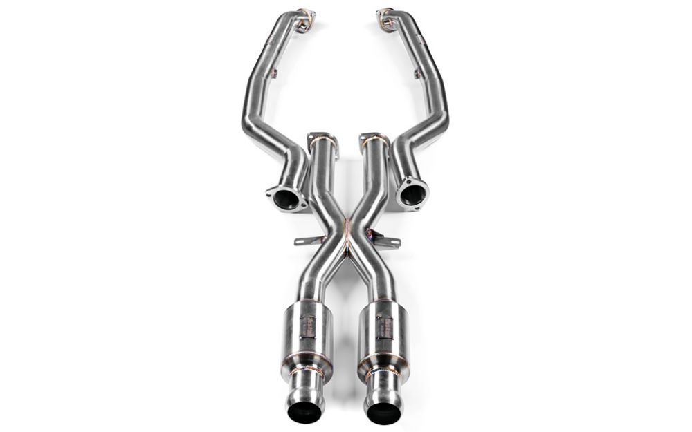 Macht Schnell - Stainless Steel Race X-Pipe (Catless) - E9X M3 - T1 Motorsports