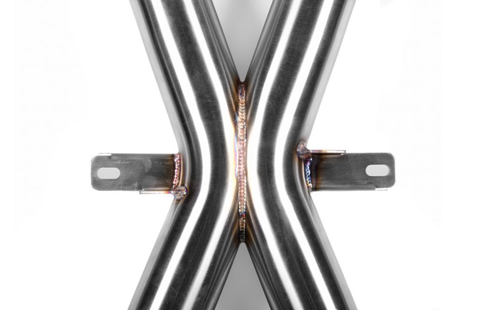 Macht Schnell - Stainless Steel Race X-Pipe (Catless) - E9X M3 - T1 Motorsports
