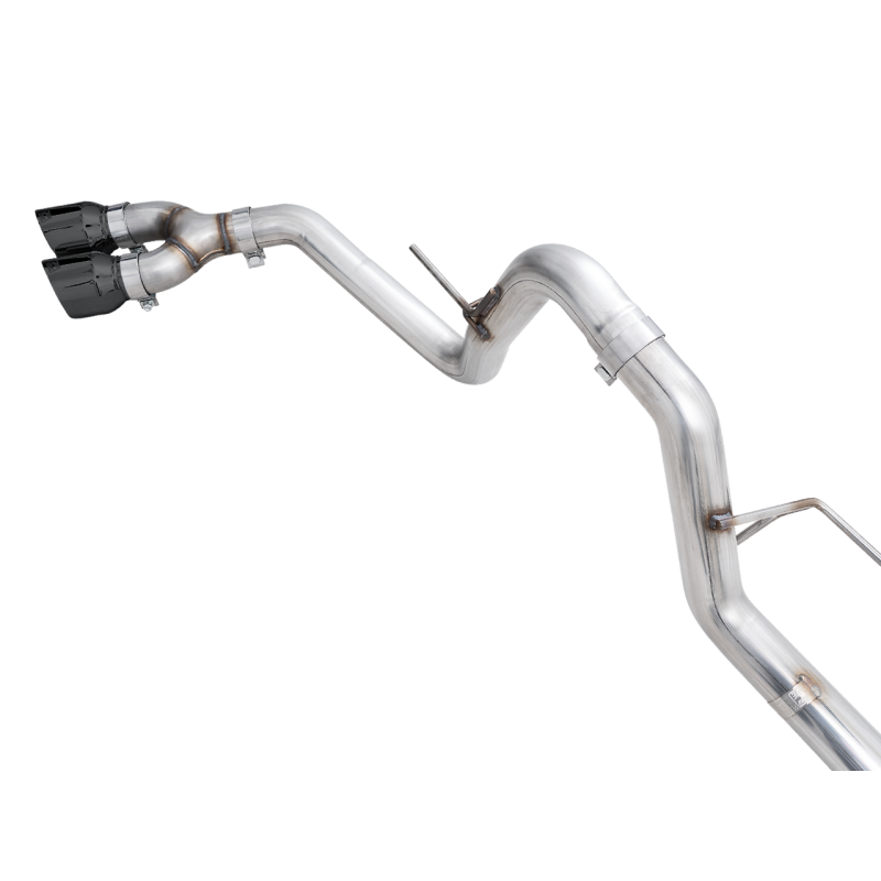 AWE Tuning 0FG Dual Side Exit Cat-Back Exhaust w/ 4.5in Diamond Black Tips - 21+ Ford F150