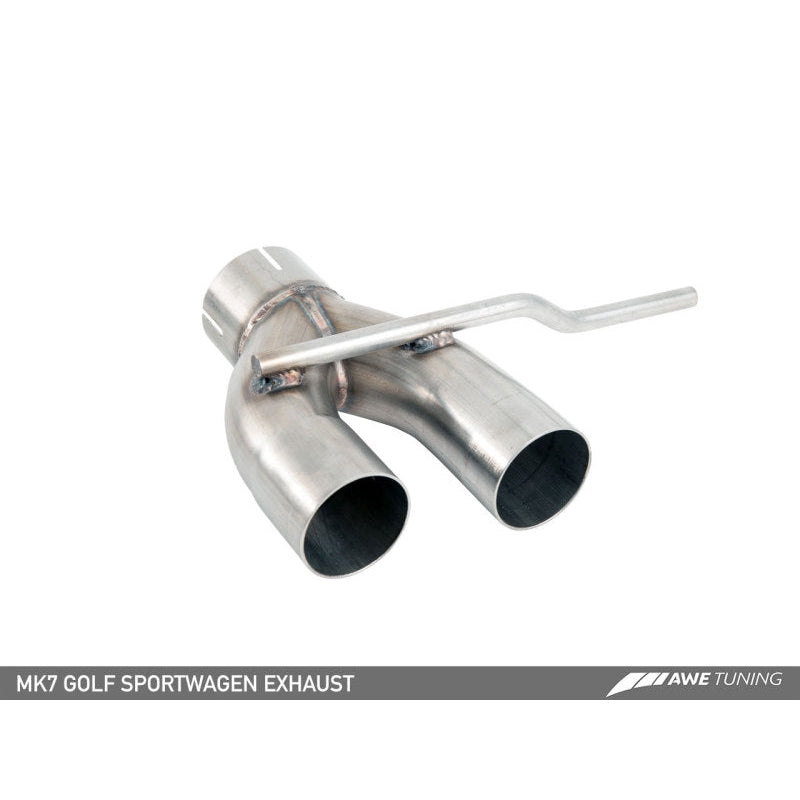AWE Tuning VW MK7 Golf SportWagen Touring Edition Exhaust w/Diamond Black Tips (90mm)