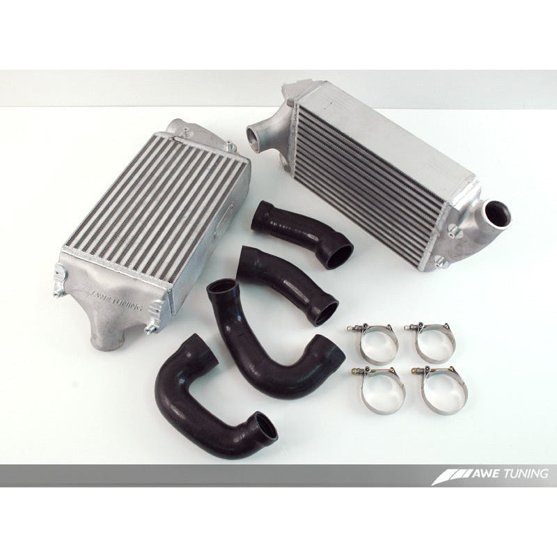 AWE Tuning 997TT/GT2 Performance Intercoolers - Black Hoses