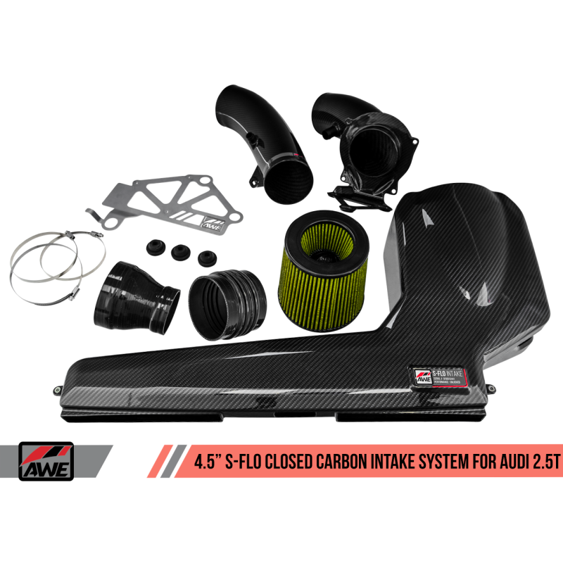 AWE Tuning Audi RS3 / TT RS S-FLO Closed Carbon Fiber Intake
