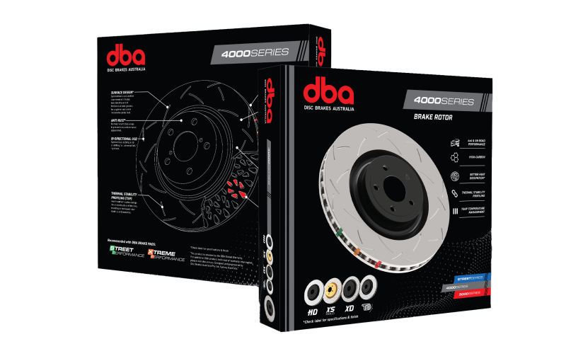 DBA 18-21 BMW 230I x-Drive (w/M Perfomrance Brakes) Rear 4000 Series Slotted Rotor