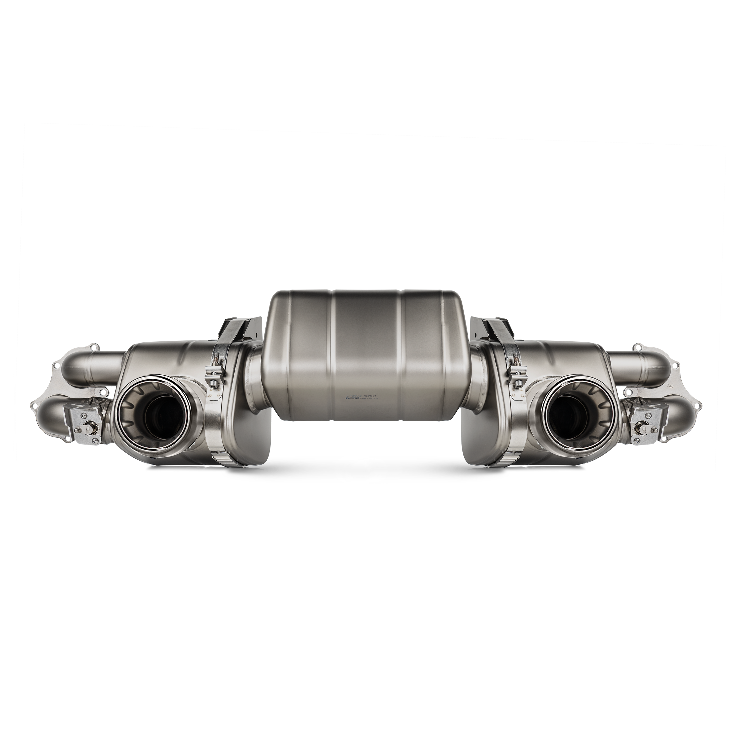 Akrapovič Slip-On Line Exhaust (Titanium) w/Titanium Tips - 2020+ Porsche Cayman GT4/Spyder (718) - T1 Motorsports