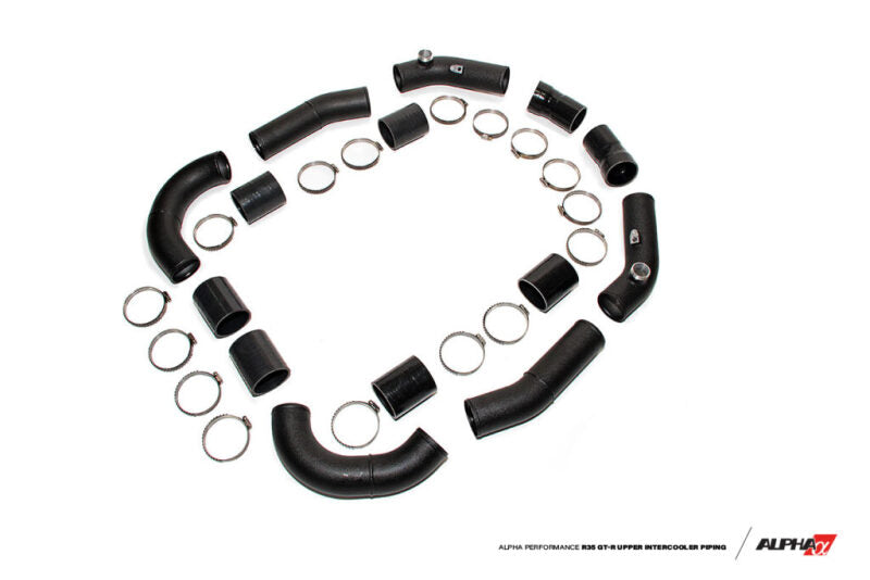 AMS Performance Alpha Upper Intercooler Piping - 2009+ Nissan GT-R R35