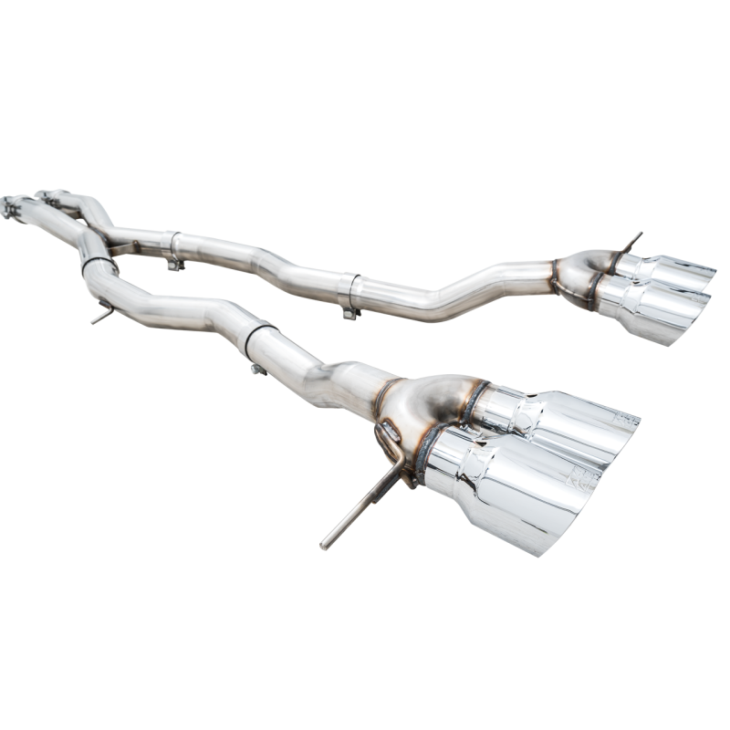 AWE Tuning Track Edition Catback Exhaust w/ Chrome Silver Tips - 2021+ BMW G8X M3/M4