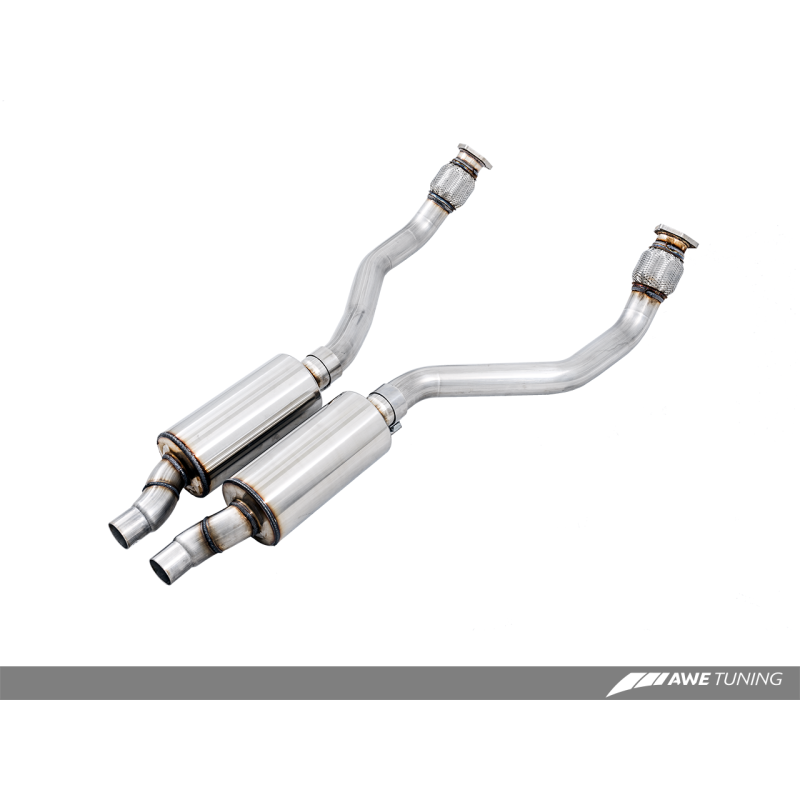 AWE Tuning Audi 8R 3.2L Resonated Downpipes for Q5