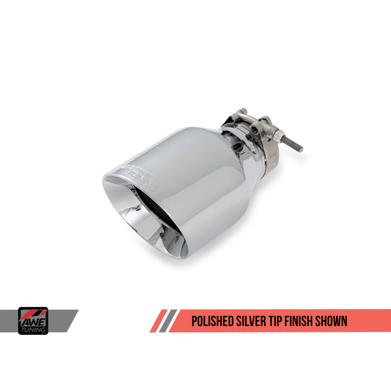 AWE Tuning Mk6 Jetta 2.5L Track Edition Exhaust - Polished Silver Tips