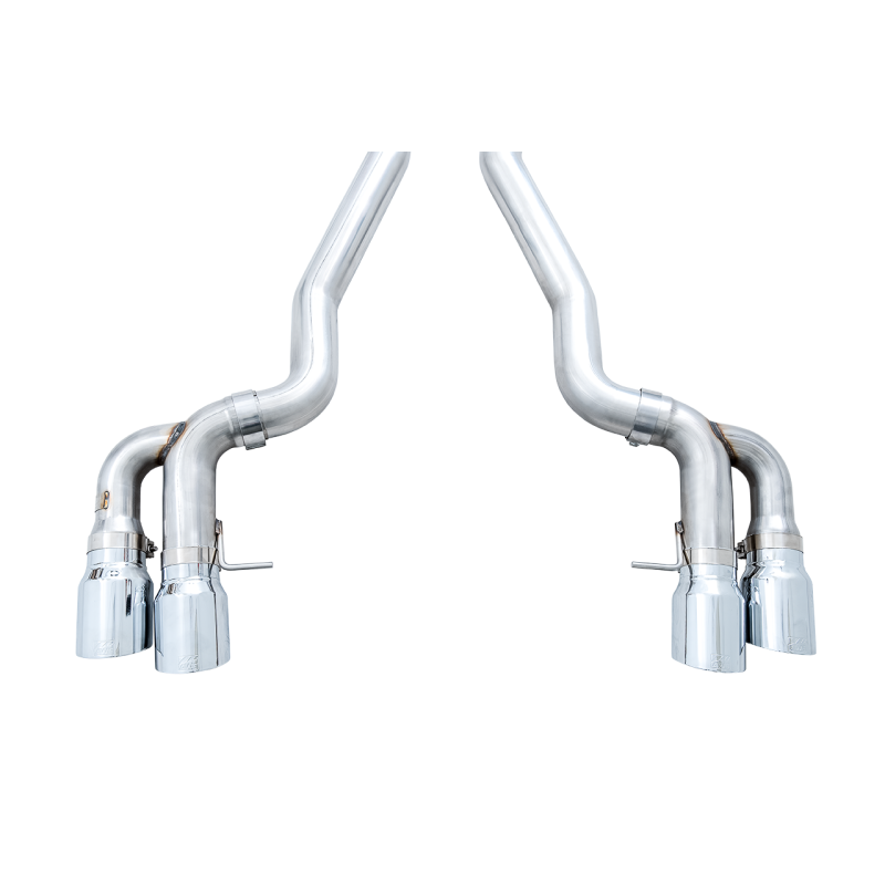 AWE Tuning Track Edition Cat-back Exhaust w/Chrome Silver Tips - 18-19 BMW M5 (F90) 4.4T AWD
